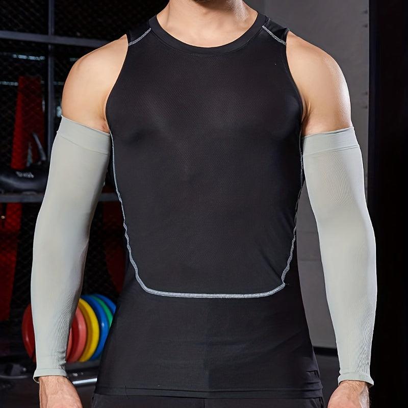 Breathable Moisture Absorbing UV Protection Sleeves Sports Protection Large Size