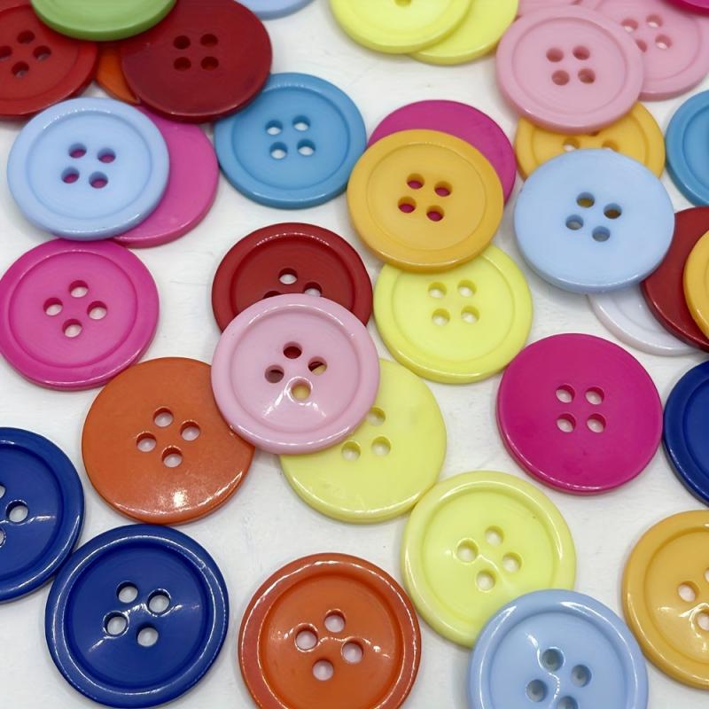50pcs 4-Hole Resin Coat Buttons DIY Sewing Craft Accessories
