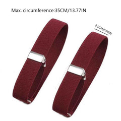 2PCS Elastic Armband Arm Strap Shirt Garters Sleeve Holders