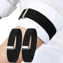 2PCS Elastic Armband Arm Strap Shirt Garters Sleeve Holders
