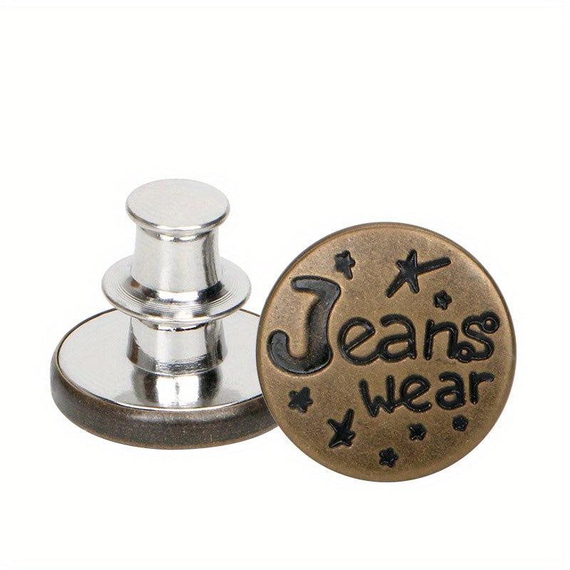 1pc Seamless Detachable Metal Button