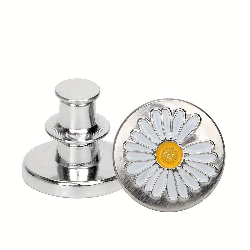 1pc Seamless Detachable Metal Button