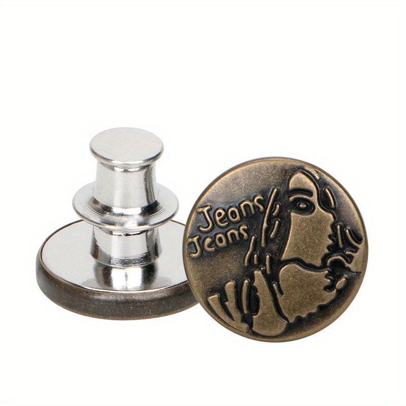 1pc Seamless Detachable Metal Button