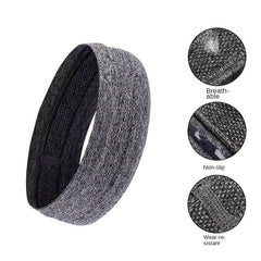 Sweat Band Headband Non-slip Yoga Running Hairband