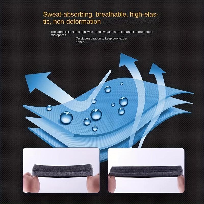 Sweat Band Headband Non-slip Yoga Running Hairband