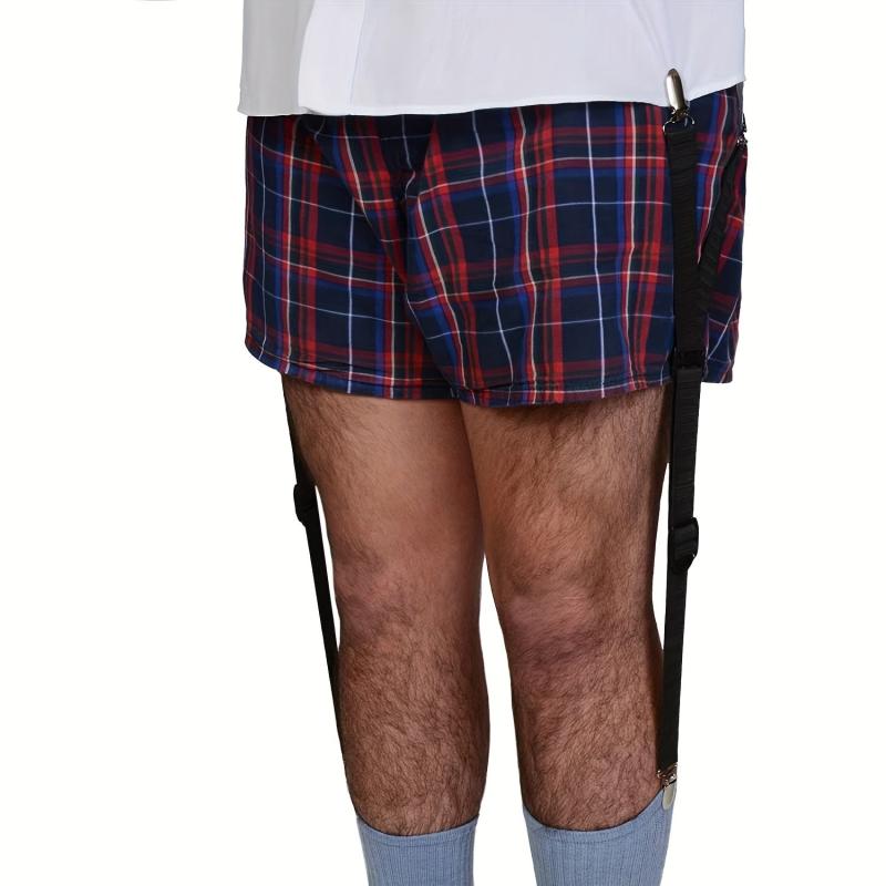 Men's Shirt Wrinkle Resistant Suspender Clip 3 Clips