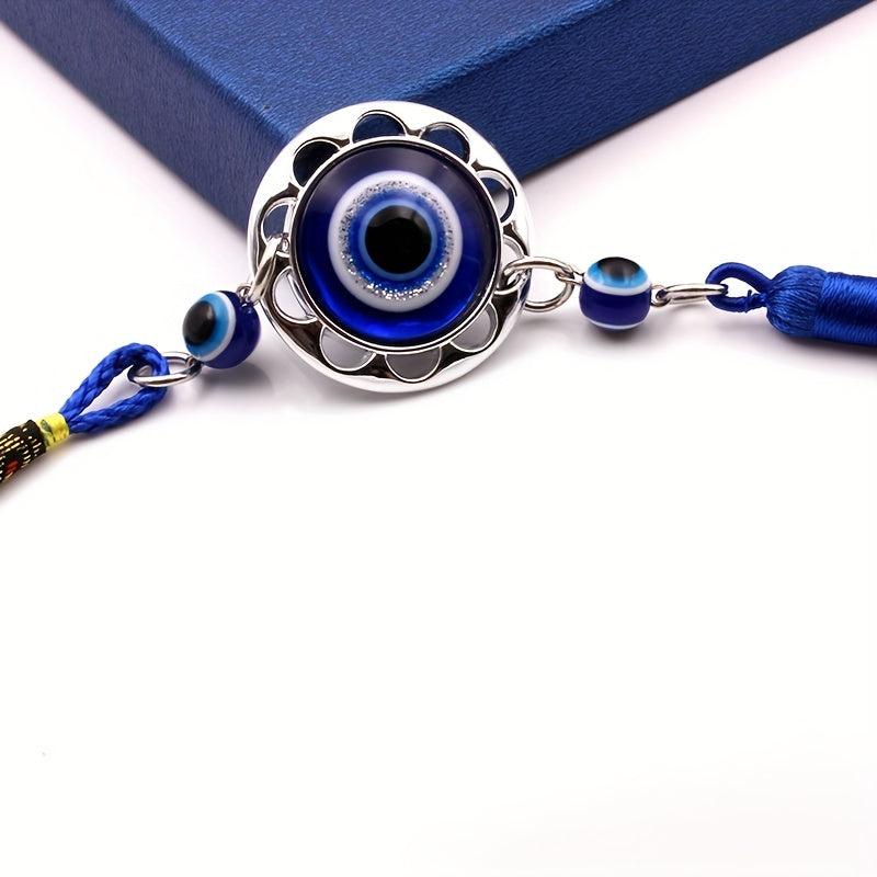 Peach Heart Eye Pendant Tassel Devil's Eye Men's Accessory