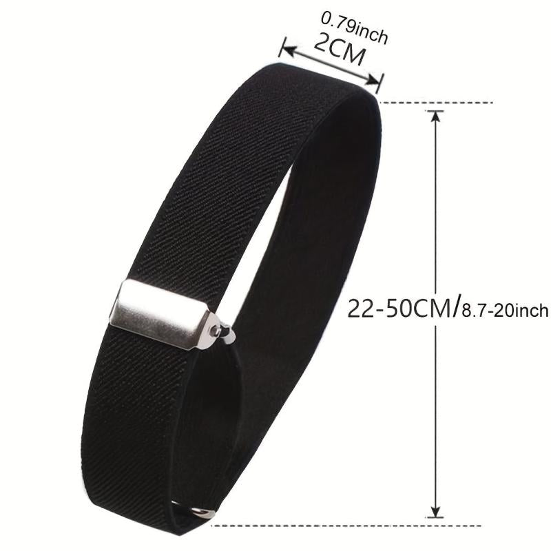 Men's Adjustable Armband Sleeve Garter Bartender Cuff Holder