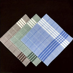 Men's Soft Handkerchief Pure Mix Colors 3pcs 6pcs 40 01 cm