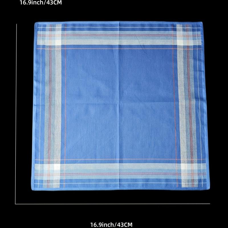 3pcs Men's Striped Business Pocket Handkerchief