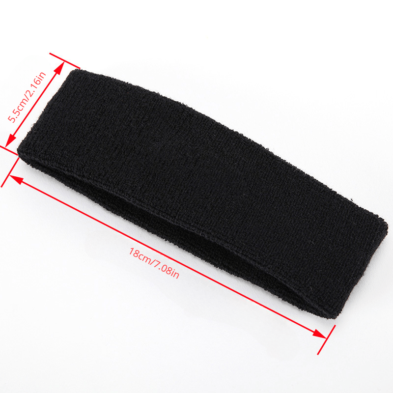 3pcs Pack Gray Sweat Absorption Headband for Sports & Fitness