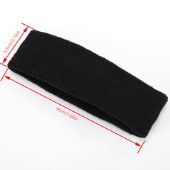 3pcs Pack Gray Sweat Absorption Headband for Sports & Fitness