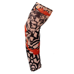 Flower Arm Tattoo Sleeves Sun UV Protection Arm Warmers for Men Women
