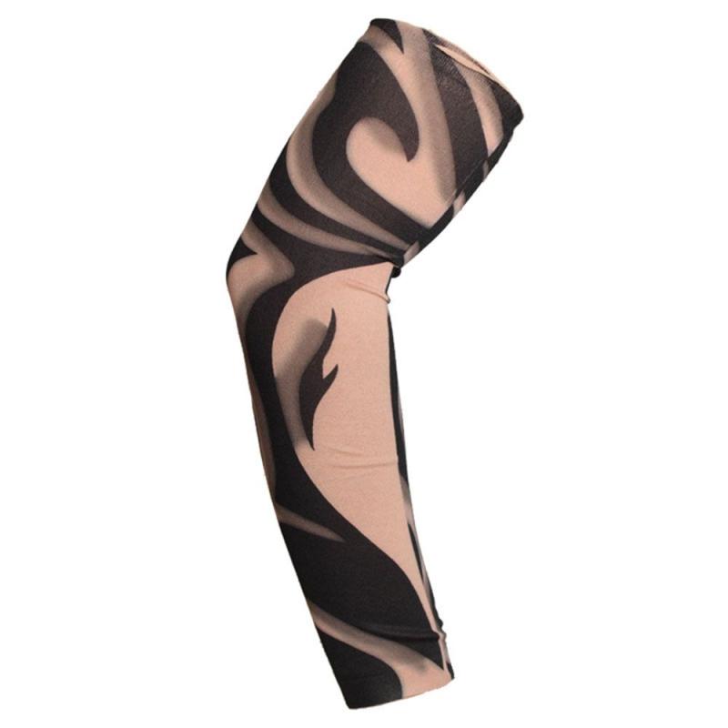 Flower Arm Tattoo Sleeves Sun UV Protection Arm Warmers for Men Women