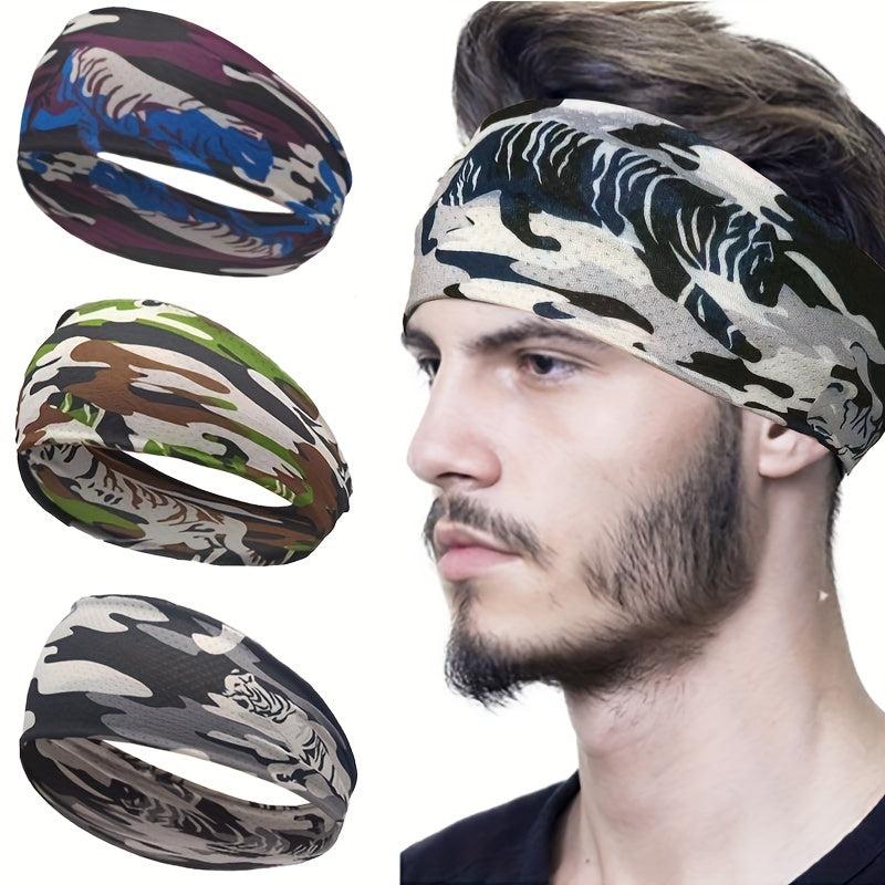 Men's Camo Ice Silk Sports Headband
