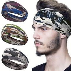 Men's Camo Ice Silk Sports Headband