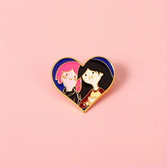 Men's Alloy Cartoon Brooch for Backpack Jeans