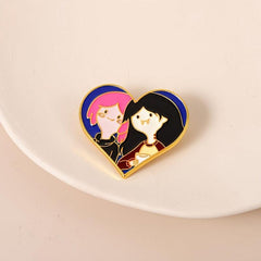 Men's Alloy Cartoon Brooch for Backpack Jeans