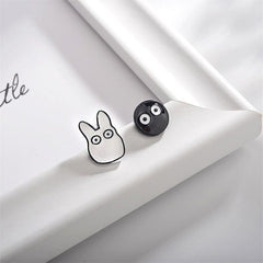 Cartoon Asymmetrical Stud Earrings