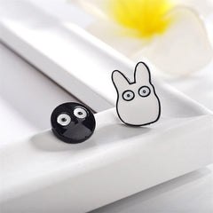 Cartoon Asymmetrical Stud Earrings