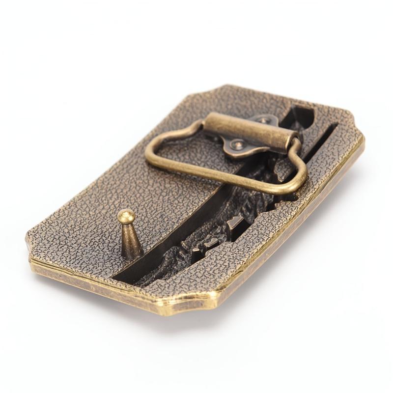 Western Cowboy Zinc Alloy Belt Buckle Retro Classic Men's Belt Buckle