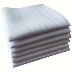 6pcs Soft Classic Hankie Strips DIY Handkerchief Suit Towel Handkerchief