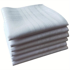 6pcs Soft Classic Hankie Strips DIY Handkerchief Suit Towel Handkerchief