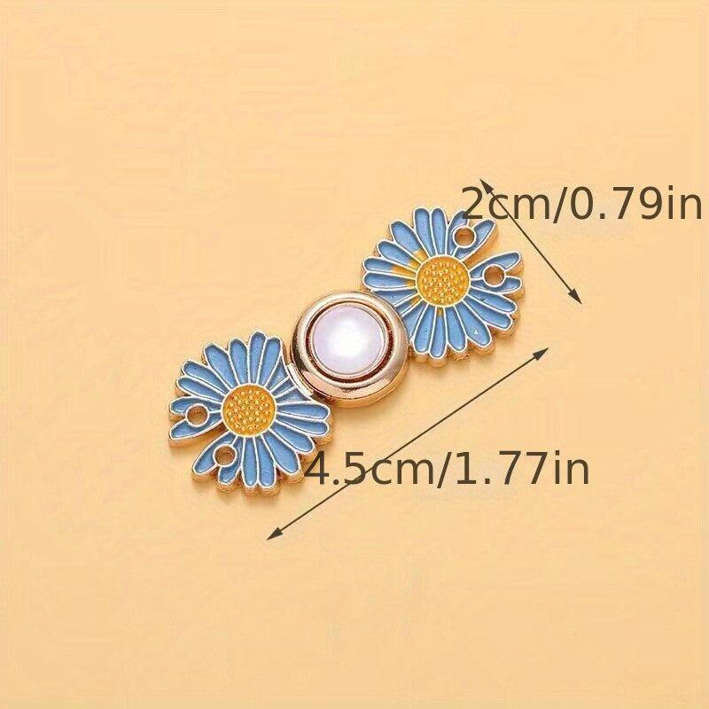 Daisy Adjustable Waist Tightener Button Pants Jeans Skirts Collar Buttons Breast