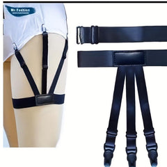 Gentleman Shirt Garter Suspenders Anti Wrinkle Leg Ring For Men