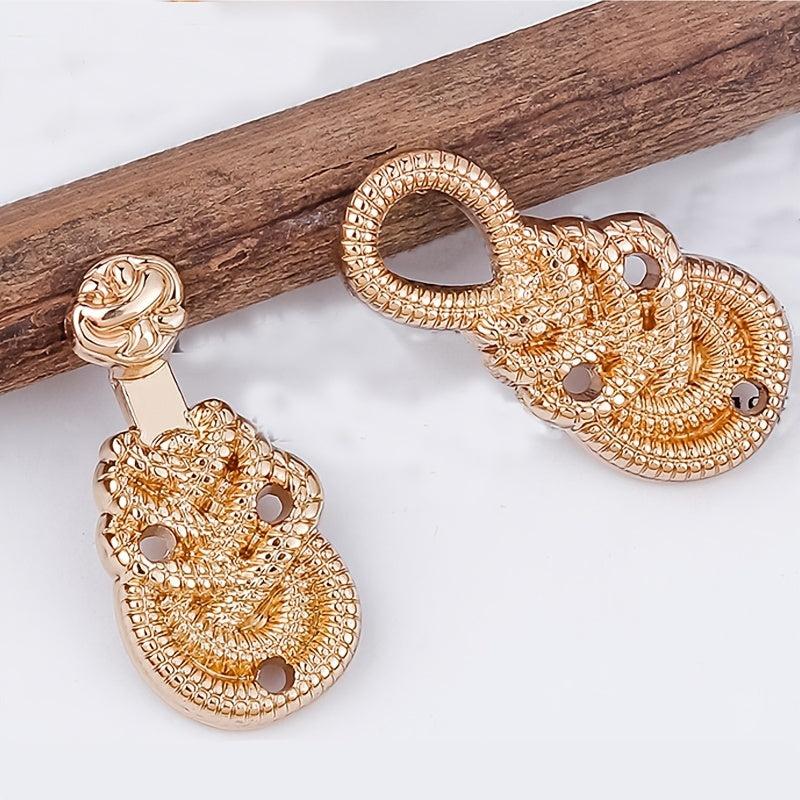 Metal Plate Buckle Cloud Shoulder Shawl Collar Pair Buckle For Men