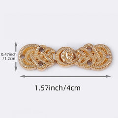 Metal Plate Buckle Cloud Shoulder Shawl Collar Pair Buckle For Men