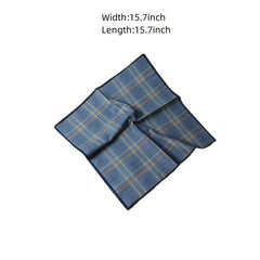 6 Pack Men's Lightweight Plaid Handkerchiefs