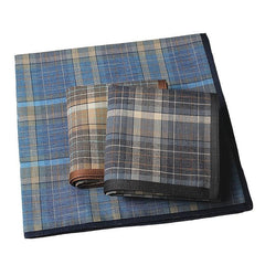 6 Pack Men's Lightweight Plaid Handkerchiefs