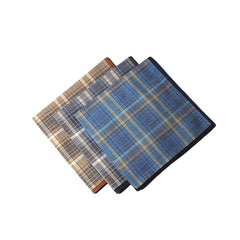 6 Pack Men's Lightweight Plaid Handkerchiefs