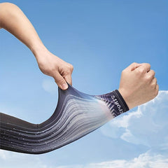 2pcs Men's Sun Protection Sleeves Breathable Quick Drying Sleeves
