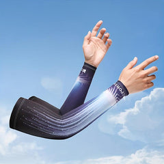 2pcs Men's Sun Protection Sleeves Breathable Quick Drying Sleeves