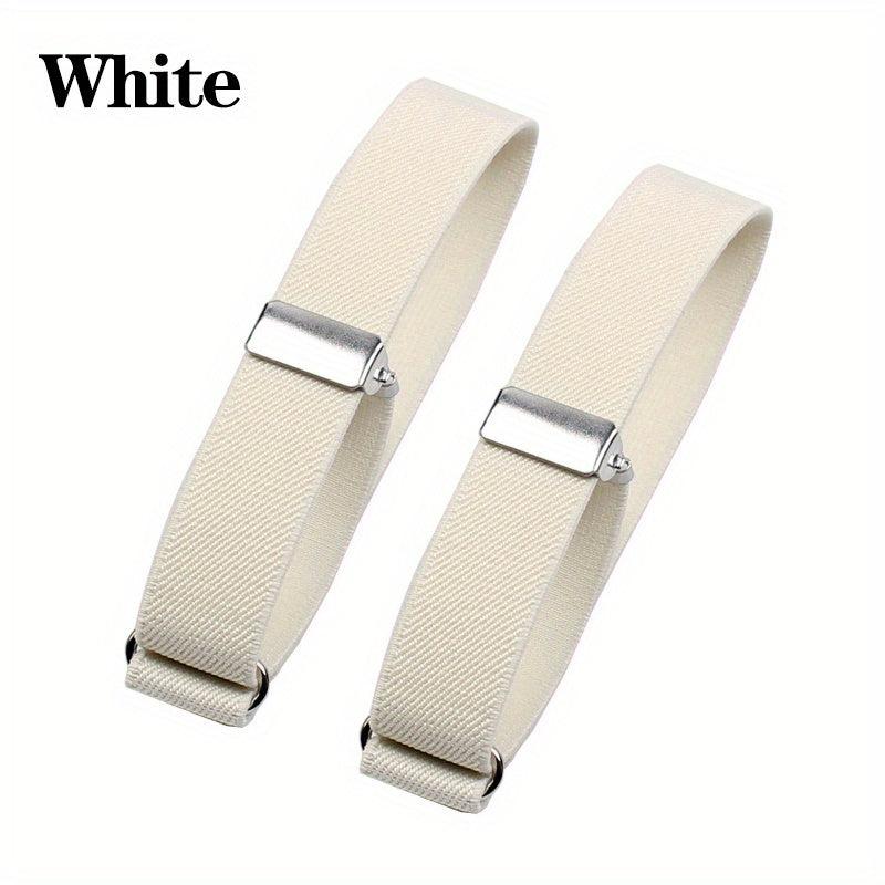 2pcs Elastic Armband Cuffs Women Men Ring Bracelet