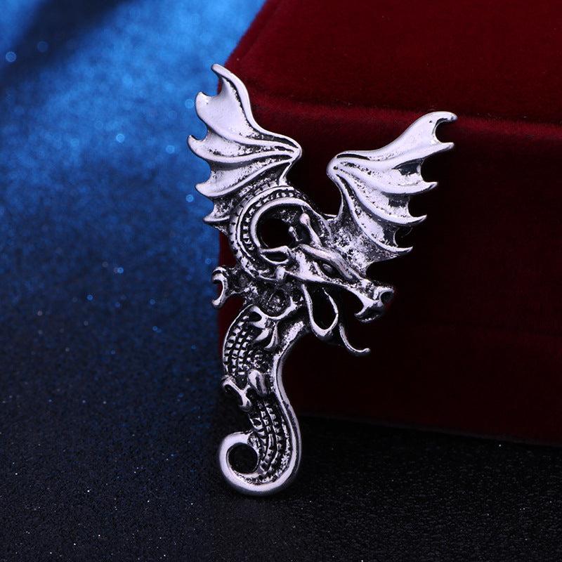 Men's Vintage Pterodactyl Wings Brooch