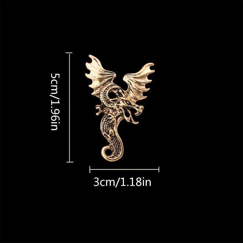 Men's Vintage Pterodactyl Wings Brooch