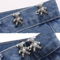 Bear Waist Buckle Set Small Waist Artifact