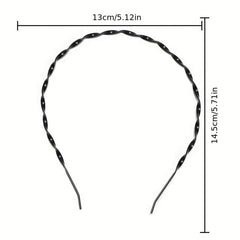 4pcs Men's Invisible Sports Headband Hair Accessories