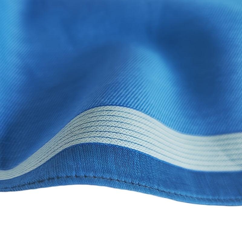 Men's Plaid Business Handkerchief Set