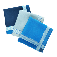 Men's Plaid Business Handkerchief Set