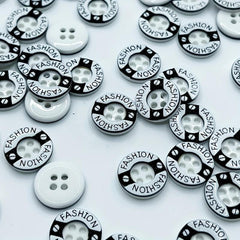 50pcs Classic Round Shirt Jacket Button DIY Clothing Accessories For Men