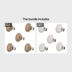 5Pcs Button Pins For Jeans Pant - Instant Replacement Button Pi