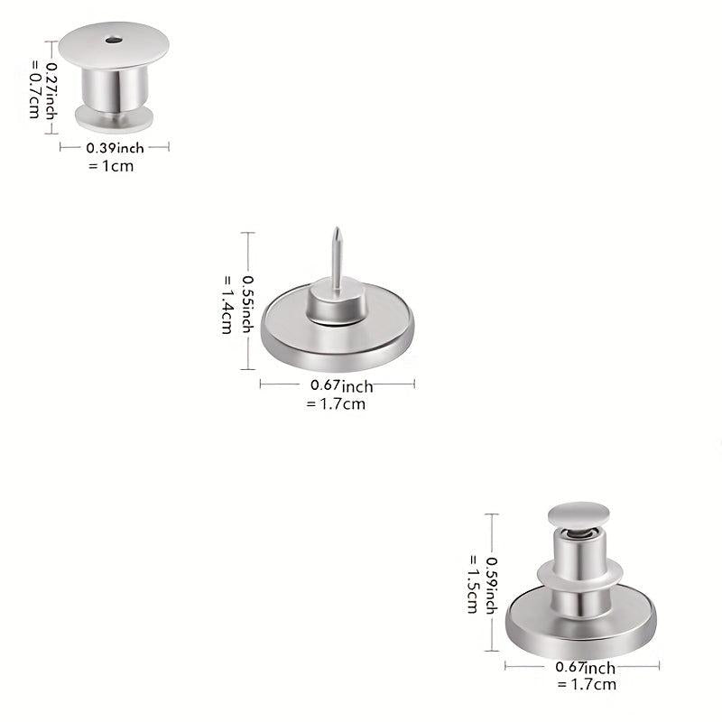 5Pcs Button Pins For Jeans Pant - Instant Replacement Button Pi