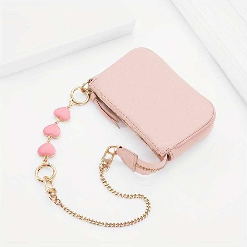 Love Shape Extension Chain Golden Purse Chain Strap Coach Bag Replacement