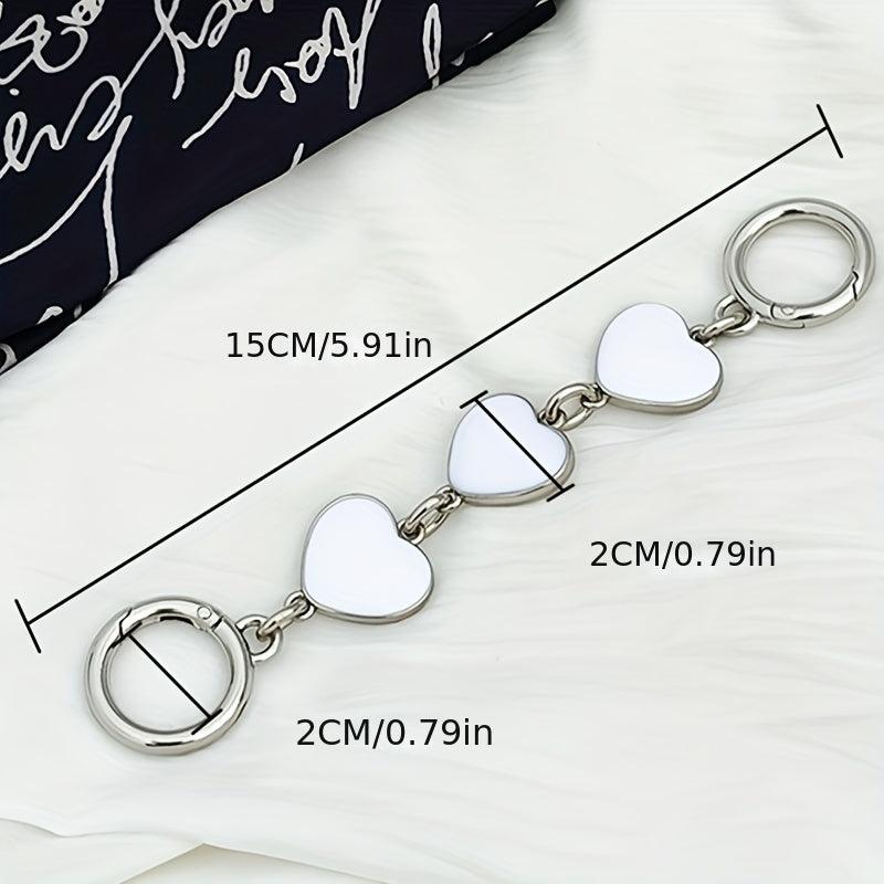 Love Shape Extension Chain Golden Purse Chain Strap Coach Bag Replacement
