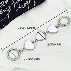 Love Shape Extension Chain Golden Purse Chain Strap Coach Bag Replacement