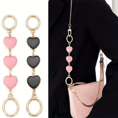 Love Shape Extension Chain Golden Purse Chain Strap Coach Bag Replacement